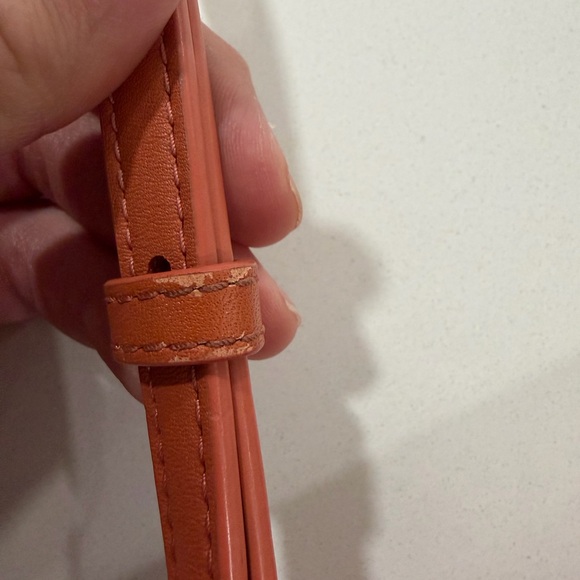 Dagne Dover peach leather crossbody bag - Picture 16 of 16